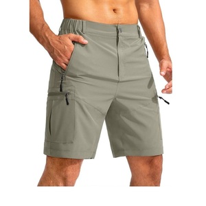 Pantalones cortos de carga informales para hombre recién llegados personalizados al por mayor diseño de lona transpirable multibolsillos para senderismo al aire libre directo - Product Image 1