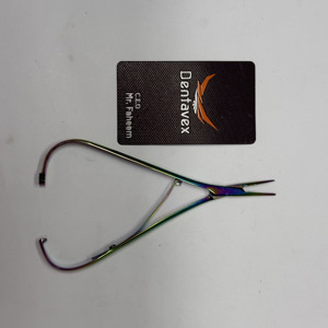 ที่จับเข็มเดนทาวีกซ์ เรนโบว์ มาติเยอ แบบสปริง ทำจากสแตนเลส ใช้สำหรับเย็บแผลในงานศัลยกรรมกระดูกและทันตกรรม - Product Image 6