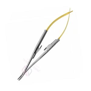Pince à micro-aiguilles manuelle en acier inoxydable de haute qualité, demi-or, certifiée CE, instrument chirurgical de précision - Product Image 5