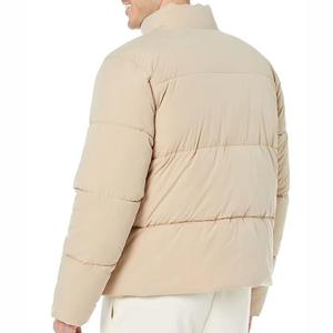 Chaqueta de invierno para hombre de alta calidad, cómoda y para exteriores, de poliéster, acolchada, de color sólido y personalizable. - Product Image 3