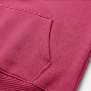Sudadera con Capucha Oversize Lisa Bordada Personalizada al por Mayor, Sudaderas de Streetwear para Mujer, Tops de Gimnasio de Manga Larga - Product Image 5