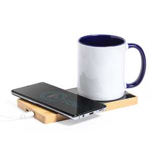 Wooden Charging Pad with Black Panel | Wireless Charger | 10W | Type C | Modern Design | Home Use - Product Image 4