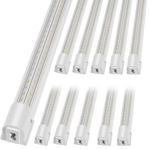 Lampada LED Collegabile da 80W per Officina, Confezione da 10, 2,4m, 10000 LM, Luci da Soffitto con Interruttore ON/OFF, Cavi di Alimentazione da 59 Pollici, Barra Luminosa da 48 Pollici - Product Image 1