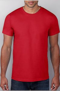 Camiseta de Hombre, Corte Regular, Cuello Redondo, Manga Corta, Color Sólido, 100% Algodón/Mezcla, 160g, Transpirable, Ecológica - Product Image 2