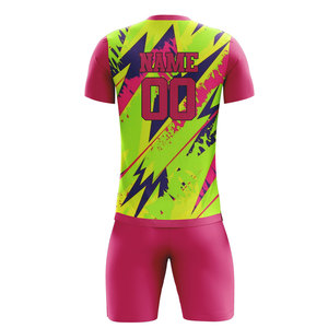 2026 Customized Football Kit Sportswear Football Jersey Latest Design Sublimation Soccer Uniform Soccer Shirt & Short Customise - Product Image 2