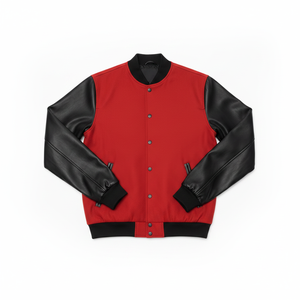 Custom Logo Bomber Jacket <b>Button</b> up Wool Fleece Bomber Jacket Men Winter Coat Embroidery Print Letterman Jacket Custom - Product Image 4