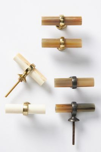 Tirador de Mueble Moderno de Cuerno Natural Pulido, Pomo Único para Gabinete, Cajón y Armario, Herraje para Puerta de Alacena - Product Image 5