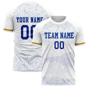 Camisetas de Fútbol Personalizadas para Clubes, Nueva Temporada, Transpirables, 100% Poliéster, Corte Automatizado, Unisex, Ropa Deportiva para Adultos, Secado Rápido - Product Image 4