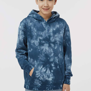 Sweat-shirts à capuche tie-dye pour hommes de qualité supérieure, coupe oversize à épaules tombantes, imprimés ou de couleur unie, légers, en promotion en ligne - Product Image 1