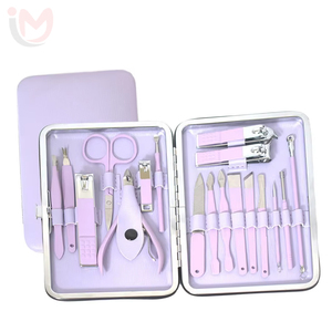 7pcs Luxury Manicure Set Customized Logo 7-in-1 Stainless Steel Nail Clippers Travel-Friendly Nail Care <b>Tool</b> for Foot Repair - Product Image 1