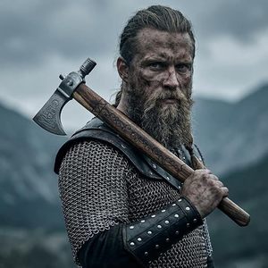 Custom Tomahawk <b>Axe</b> Carbon Steel Blade Wood <b>Handle</b> 3 5/8in Edge 22 Inches Overall Length Splitting Firewood Tree Felling Low - Product Image 3