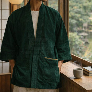 Chaqueta Kimono Japonesa Casual de Invierno para Hombre, Tejido Suave y Duradero, Transpirable, Ecológico, Ajuste Cómodo, Diseño Ligero - Product Image 2