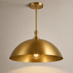 โคมไฟเพดานทรงโดมโลหะทองสัมฤทธิ์คุณภาพสูงทันสมัยสำหรับตกแต่ง - Product Image 2
