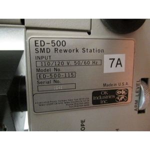 Soldadura OK Industries ED-500 SMD ED-500-115 - Equipos y piezas de semiconductores de confianza de la marca global Legacy - Product Image 1