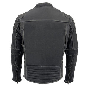 Custom Logo Wholesale Fashion Autumn <b>Mens</b> Leather Slim Motorcycle <b>Jacket</b> Plus Size <b>Men's</b> <b>Jackets</b> 100% Genuine Leather - Product Image 4