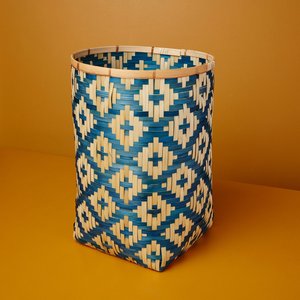 Handcrafted <b>Bamboo</b> Woven Storage <b>Basket</b> Natural Organizer Bin for Home Shelf Bathroom Office Decoration OEM ODM Factory Supply - Product Image 5
