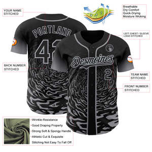 <b>Athletic</b> Baseball Team Shirt Bird Eye Mesh Custom Logo Player Number Name Printing Factory Manufacturing Service - Product Image 3