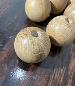 Sphère en bois de chêne massif sur mesure pour la fabrication de fournitures artisanales et de meubles en gros, enseignes murales en bois - Product Image 5