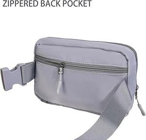 Nouvelle mode RABUSH SPORTS Sac banane en cuir véritable imperméable Lulu avec fermeture éclair, sac bandoulière, sac de poitrine, sac banane pour femmes et hommes - Product Image 4