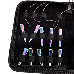Kit de pinces professionnelles pour extensions de cheveux, pour l'application, le retrait et l'entretien, avec un design durable pour salon. - Product Image 2