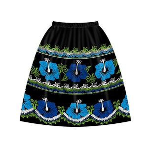 Faldas Micronesias Duraderas para Mujer, Tela Suave, Estampado Personalizado, Bordado Polinesio, Cómodas de Usar - Product Image 1