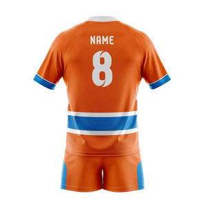 Conjuntos de camisetas de rugby sublimadas con estampado completo, uniforme de rugby de alta calidad para entrenamiento deportivo masculino, ropa de fútbol. - Product Image 6