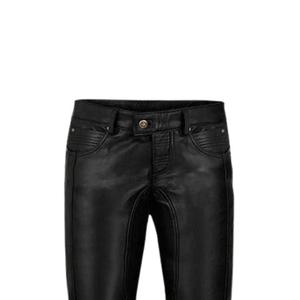 Pantalones de Cuero de Estilo Urbano para Hombre, Diseño Nuevo, con Bolsillos Laterales, Corte Recto, Impermeables y Ecológicos, Personalizables - Product Image 3