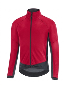WOSAWE <b>Men's</b> Neon Yellow Full Sleeve Windproof Quick Dry <b>Cycling</b> <b>Jacket</b> with Color Blocked Design Polyester Multi-Material Blend - Product Image 2