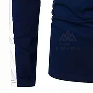 Chemises polo pour hommes à manches longues de qualité supérieure, style actuel, couleur unie, 100% coton, vente en gros de chemises polo pour hommes à manches longues - Product Image 5