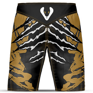 Shorts de combat MMA Venomous Gold Reaper – Qualité supérieure, personnalisables, avec cordon de serrage, taille mi-haute, motif tendance, service OEM - Product Image 3