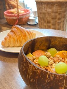 Bol en coquille naturelle artisanale, usage : décorations de table ; origine : artisan vietnamien - Product Image 3