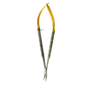 Tijeras manuales de precisión con puntas delicadas, cuchillas curvas de 6 pulgadas, mango dorado, acero inoxidable, corte afilado, microhilo SurgiRight - Product Image 4