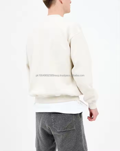 Sweat-shirt unisexe à col rond en coton français lourd, avec logo personnalisé, basique, pour homme - Product Image 1