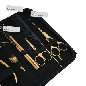 Juego de Herramientas para Extensiones de Cabello con Pinza para Remover Microlinks, Gancho para Micro Anillos, Enhebrador de Alambre y Tijeras de Peluquería - Product Image 4