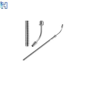 Tube d'aspiration de piscine en acier inoxydable de qualité supérieure, instrument chirurgical réutilisable pour les milieux de santé et cliniques - Product Image 3