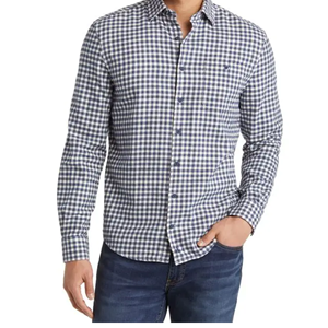 Camisa de Franela de Algodón Suave con Estampado a Cuadros y Estilo Abotonado, Ropa de Moda Masculina y Camisas Casuales 100% Algodón en Venta - Product Image 3