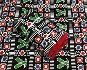 Parche Decorativo Hecho a Mano para Cuello, de Tela de Poliéster de Ante de Punto de 150GSM de Peso Medio, Bordado Banjara Africano Ecológico - Product Image 1