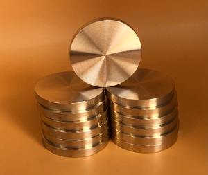 Disques métalliques ronds en laiton, plaques circulaires en laiton, disques en laiton usinés avec précision, rondelles métalliques en laiton pour l'artisanat industriel - Product Image 3