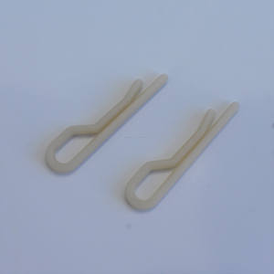 Pinzas para Camisas de Plástico Ecológicas Biodegradables de PC n.° 3 39x9mm Accesorios de Ropa con Dientes y sin Dientes para Dar Forma a la Ropa - Product Image 3