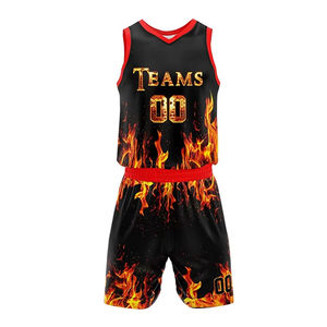 Ensembles de maillots et shorts de basketball à sublimation intégrale – Qualité supérieure pour tenues d'équipe et de match – Uniformes de basketball en gros - Product Image 2