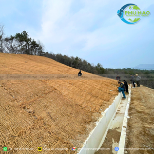 Producto más vendido COIR NET Red de geotextil de fibra de coco ecológica hecha 100% con fibra de coco - Product Image 3