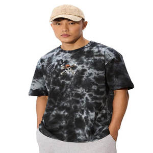 OEM Retro 100% algodón peso pesado hombres camiseta de gran tamaño lavado con ácido Vintage logotipo personalizado camiseta DTG estampado - Product Image 4