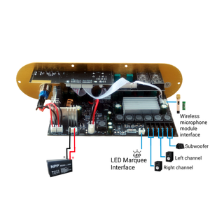 D1000A 2.1 Kênh 50W + 50W + 100W Khuếch Đại Hội Đồng Quản Trị Đối Với Trang Chủ & Xe Cho Bluetooth USB <span class=keywords><strong>TF</strong></span> Mic Đầu Vào Điều Khiển Từ Xa Dc15V Sạc - Product Image 3