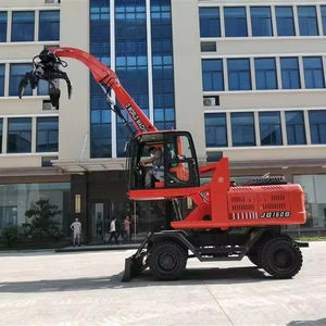 Excavadora de cadenas usada robusta de 3000 kg con pala dozer frontal y cucharón hidráulico reforzado para nivelación en construcción - Product Image 1