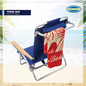เก้าอี้ชายหาดพับได้ 5 ระดับ รุ่นคลาสสิค สีกรมท่า ยี่ห้อ HUY GIA ทนทาน โครงอะลูมิเนียม เฟอร์นิเจอร์กลางแจ้งทันสมัย พิมพ์ลาย 3 มิติ สำหรับสวน - Product Image 5