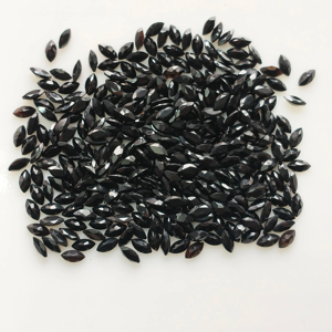 พลอยออนิกซ์สีดำธรรมชาติ 5x2.5 มม. ทรงมาร์คีส์ คุณภาพดีที่สุด พลอยหลวมจาก Red Mountain Gems สำหรับทำเครื่องประดับ - Product Image 2