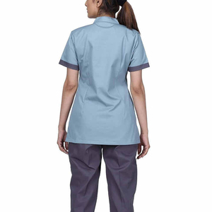 Uniformes Médicos de Satén para Mujer, de Alta Calidad, para Doctoras y Enfermeras, Uniformes Quirúrgicos Cortos de Verano para Uso en Hospitales Privados - Product Image 3