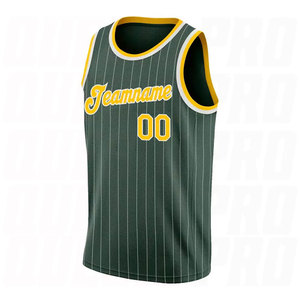 Maillots de basket-ball personnalisés de style premium pour un usage unisexe, légers, confortables, respirants, à manches courtes, imprimés, chemises de sport - Product Image 4