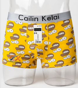 Factory Price ODM <b>Custom</b> Private Label Logo Waist Solid Classic Rise Breathable 100% Cotton Crocheted Knit <b>Boxer</b> Briefs Men - Product Image 2