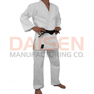 Uniforme de Karate para Hombre, Blanco, 100% Algodón, Duradero, Corte Regular, Talla Adulto, Kit de Ropa para Artes Marciales - Product Image 4